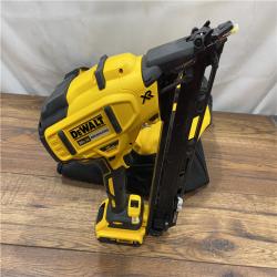 AS IS DEWALT 20V MAX XR 15 Ga. Cordless 34 Deg Nailer 20 V