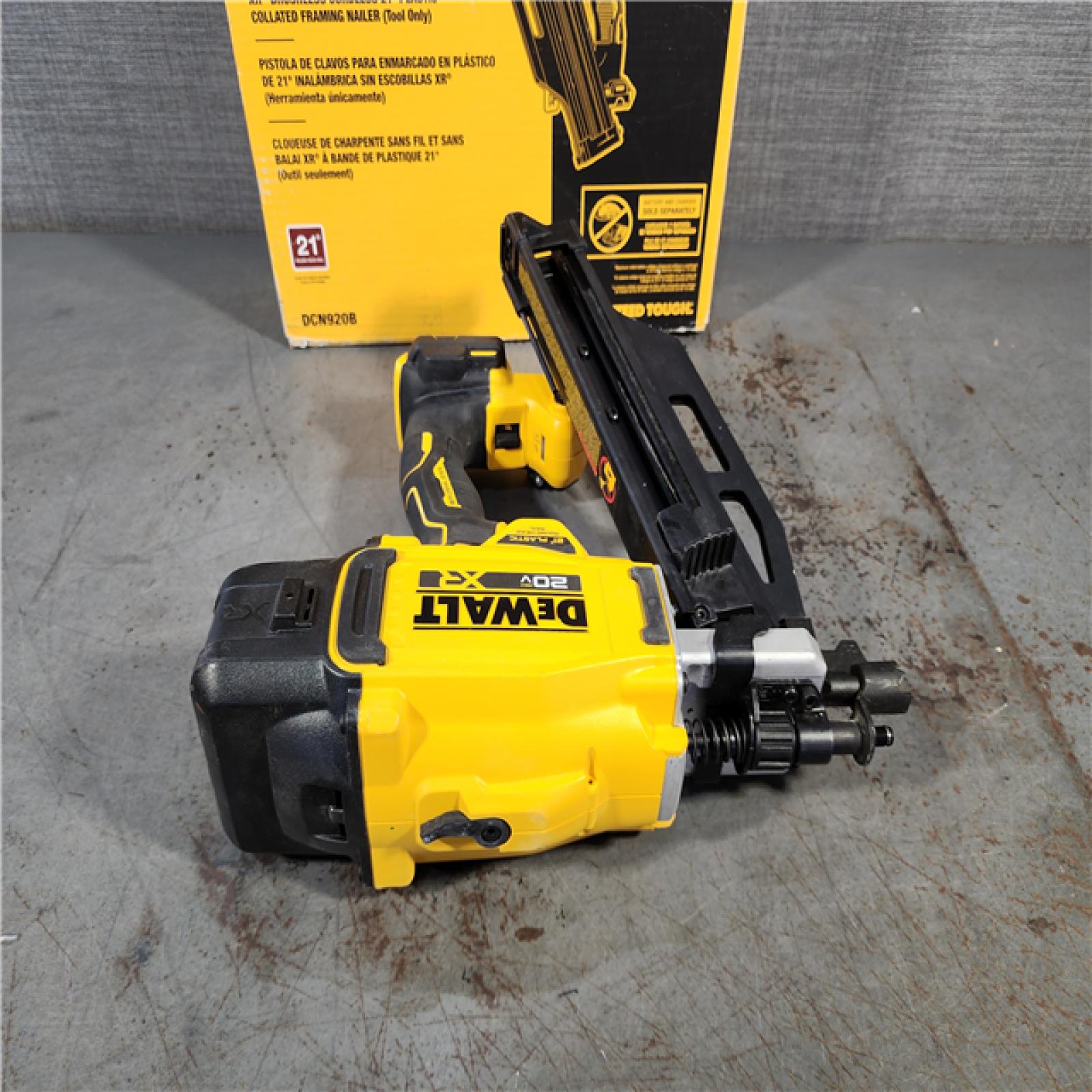 HOUSTON LOCATION - AS-IS DEWALT 20-Volt 21Â° Cordless Framing Nailer (Tool-Only)