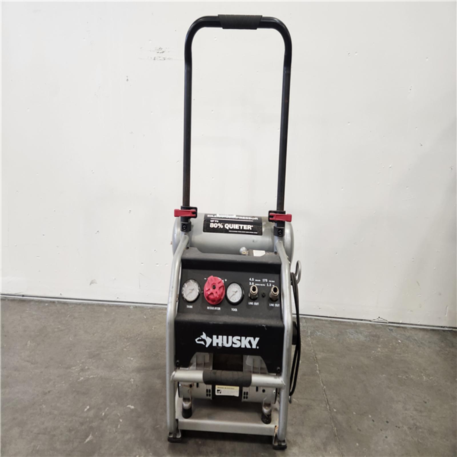 Phoenix Location Husky 4.5 Gal. Portable Electric-Powered Silent Air Compressor