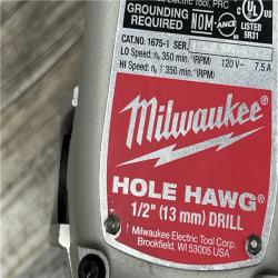 AS-IS Milwaukee 7.5 Amp 1/2 in. Hole Hawg Heavy-Duty Corded Drill