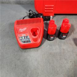 HOUSTON LOCATION - AS-IS (APPEARS LIKE NEW) Milwaukee M12 Force Logic Press Tool 1/2 in. to 1 in. Kit