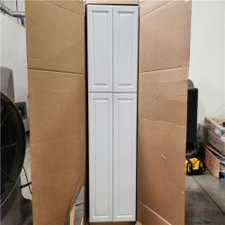 Phoenix Location LIFEART CABINETRY LaPort Assembled 30x90x24 in. 4 Door Tall Pantry with 6 Shelves in Classic White