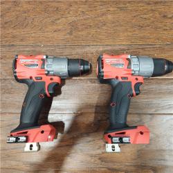 NEW Milwaukee  M18 FUEL 18V Lithium-Ion Brushless Cordless 1/2 in. Hammer Drill/Driver (Tool-Only) (2 UNIT)