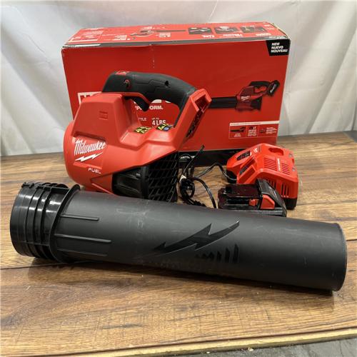 AS-IS Milwaukee M18 FUEL 120 MPH 450 CFM 18V Lithium-Ion Brushless Cordless Handheld Blower Kit with 8.0 Ah Battery, Rapid Charger