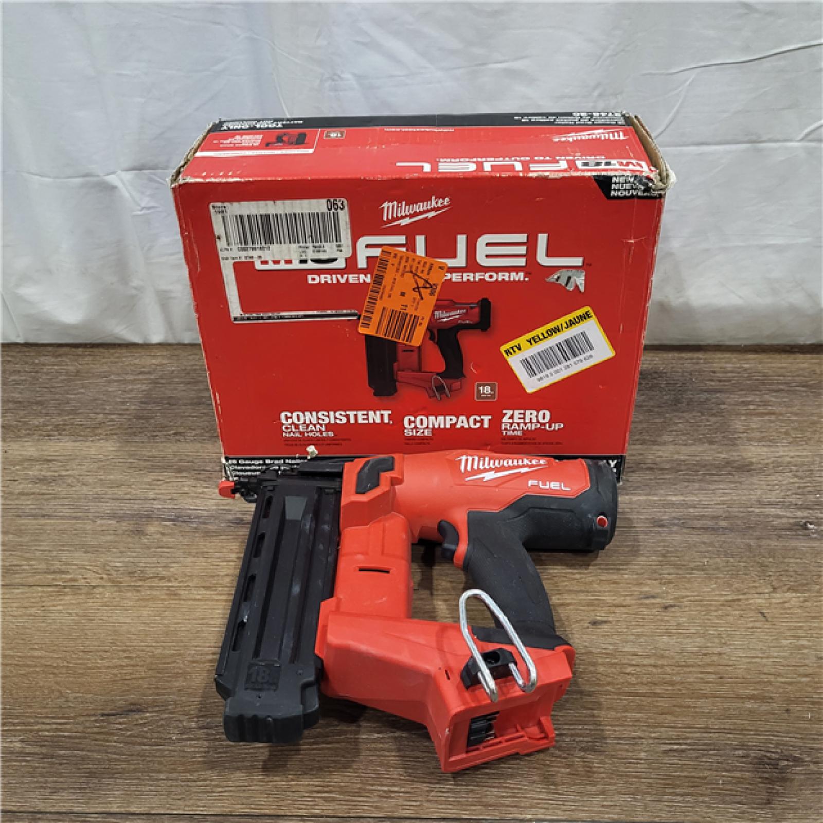 AS-IS Milwaukee M18 FUEL 18 Gauge Brad Nailer