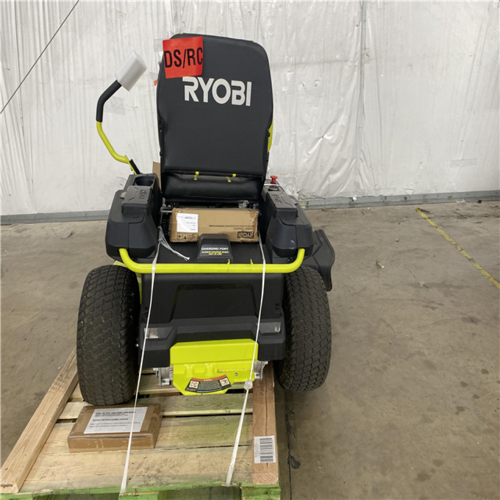 Houston Location - AS-IS Ryobi ZT480ex 42 in. Brushless Electric Zero Turn Riding Mower