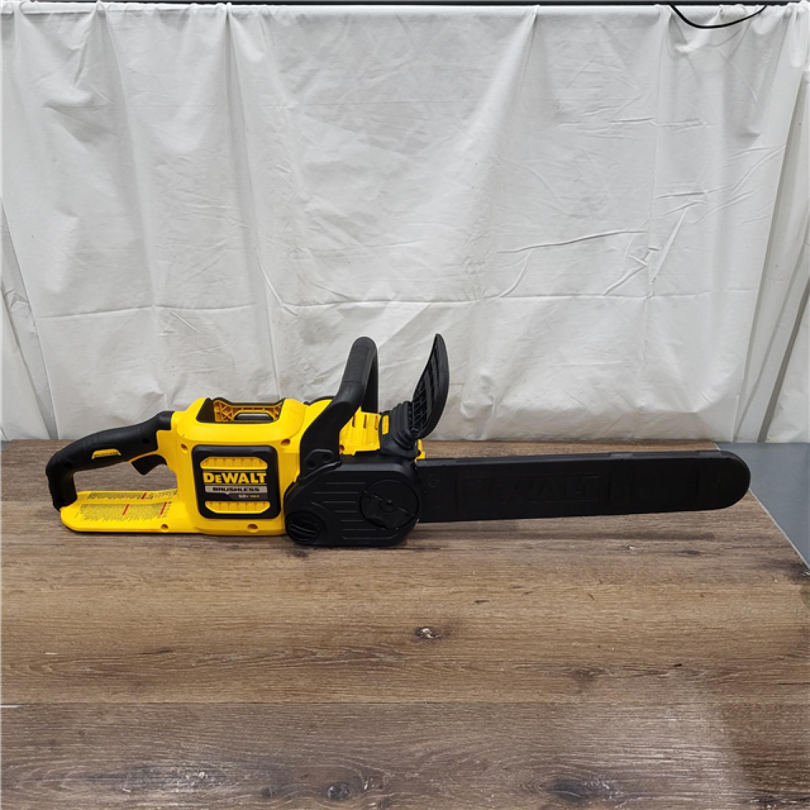 AS-IS DeWalt FLEXVOLT 60V MAX Lithium-Ion Brushless Cordless 16in. Chainsaw Kit