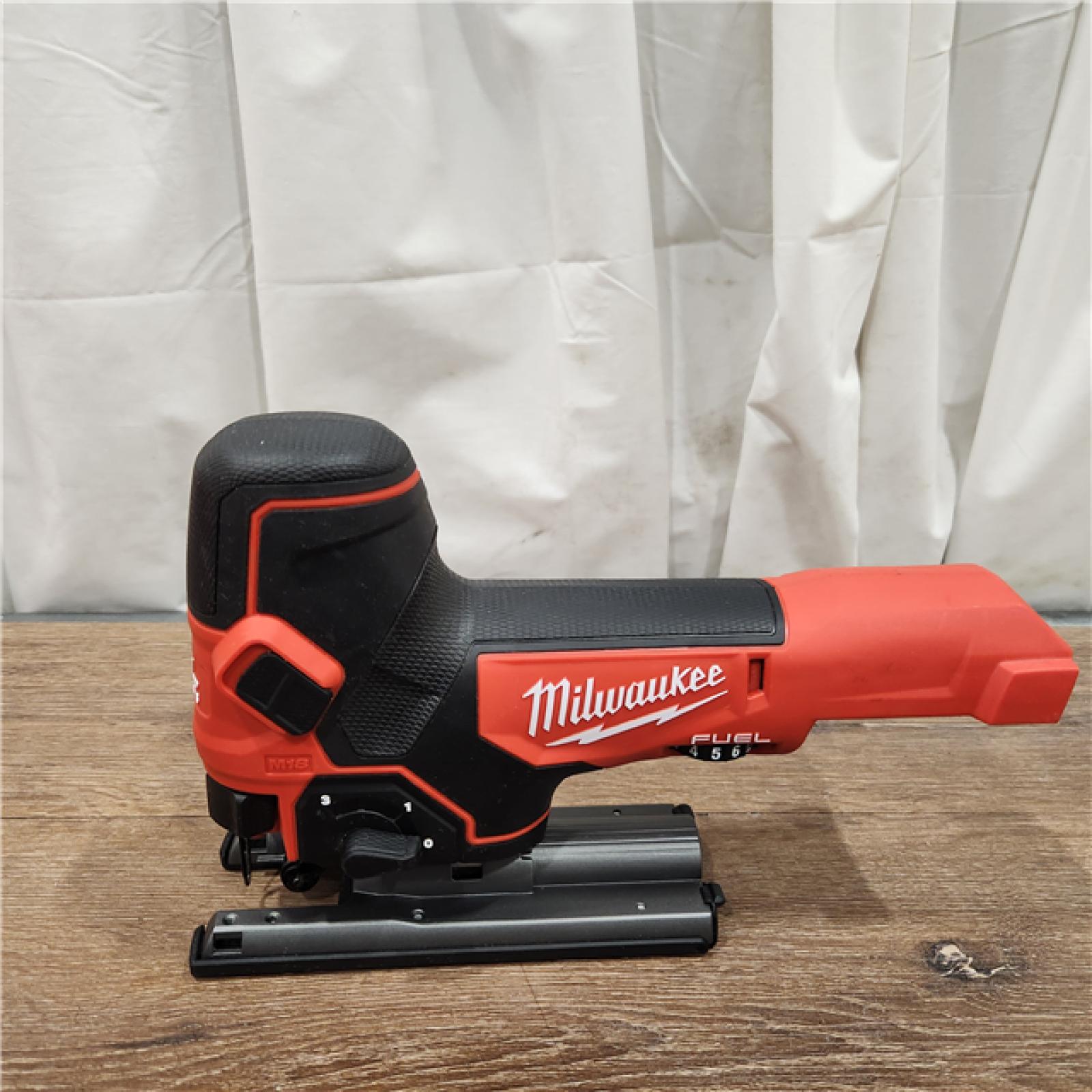 AS-IS Milwaukee M18 FUEL 18 Volt Lithium-Ion Brushless Barrel Grip Cordless Jig Saw (Bare Tool)