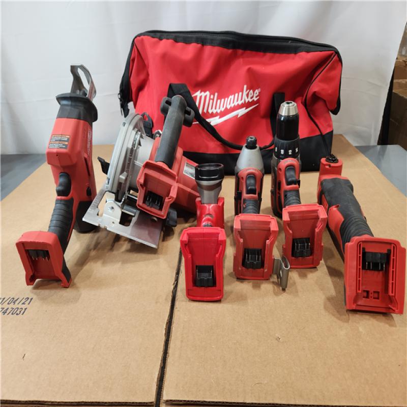 Milwaukee 2691-26 18V M18 Lithium-Ion Cordless 6-Tool Combo Kit 3.0 Ah