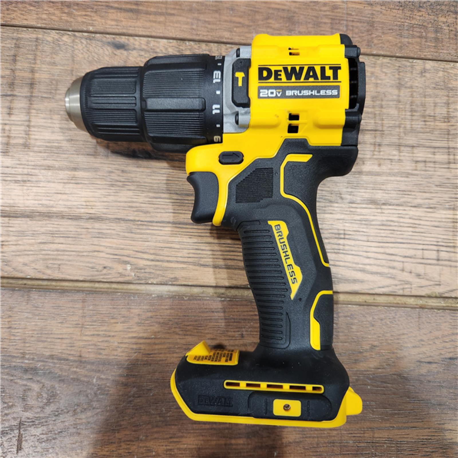 AS-IS DeWalt ATOMIC 20-Volt Lithium-Ion Cordless 1/2 in. Compact Hammer Drill with 3.0Ah Battery, Charger and Bag