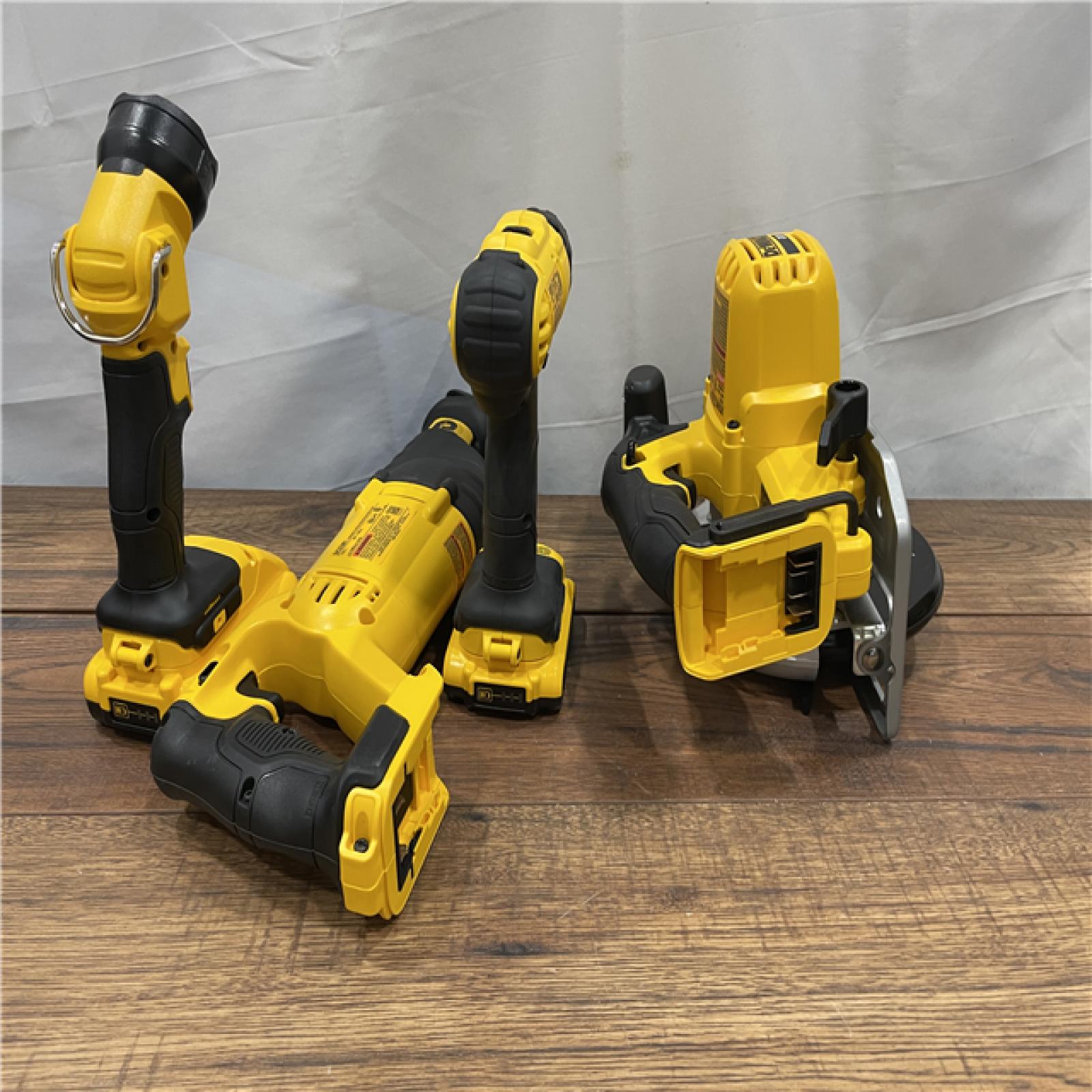 AS-IS DEWALT 20-Volt MAX Cordless Combo Kit (4-Tool)