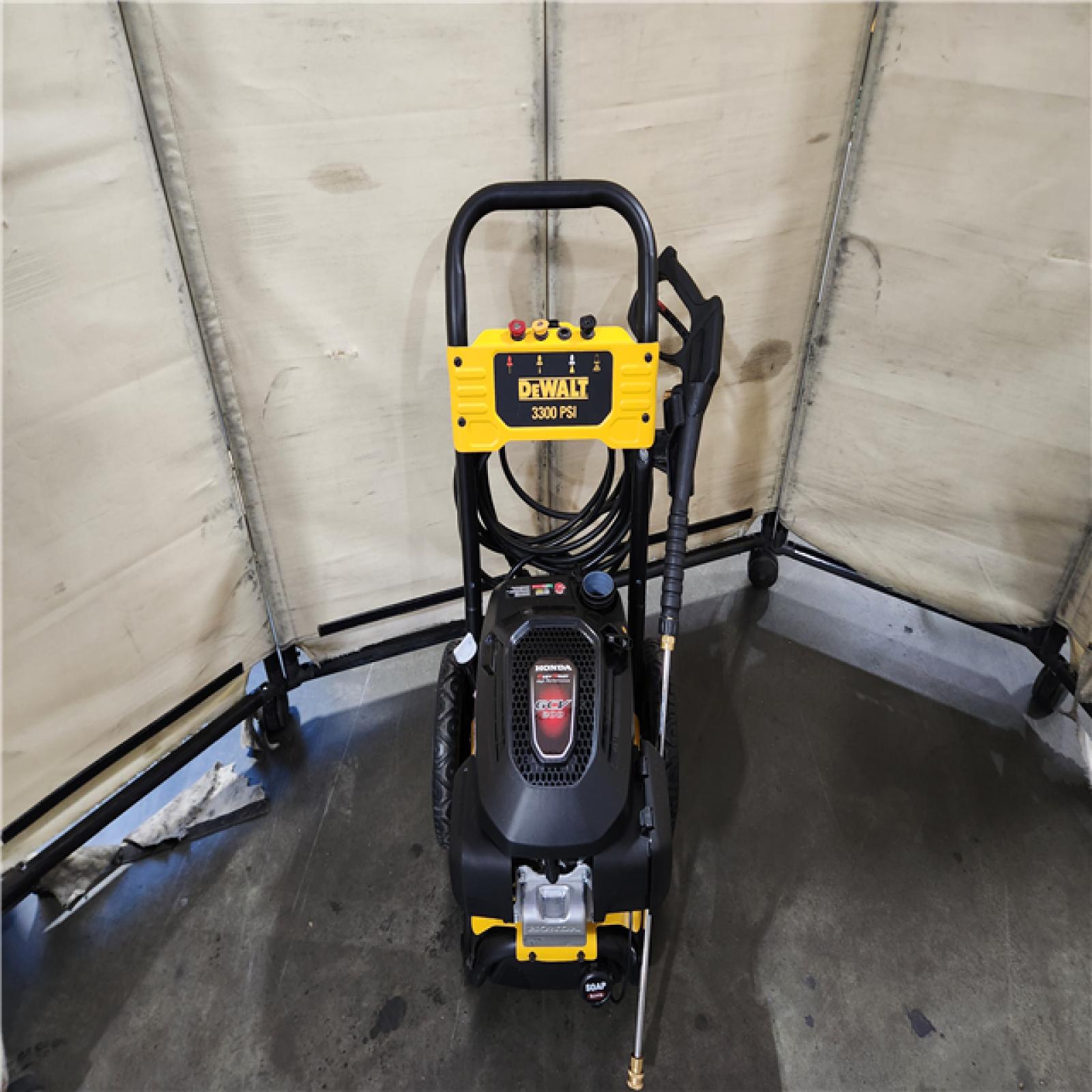 California AS-IS DEWALT 3300 PSI 2.4 GPM Gas Cold Water Pressure Washer with HONDA GCV200 Engine