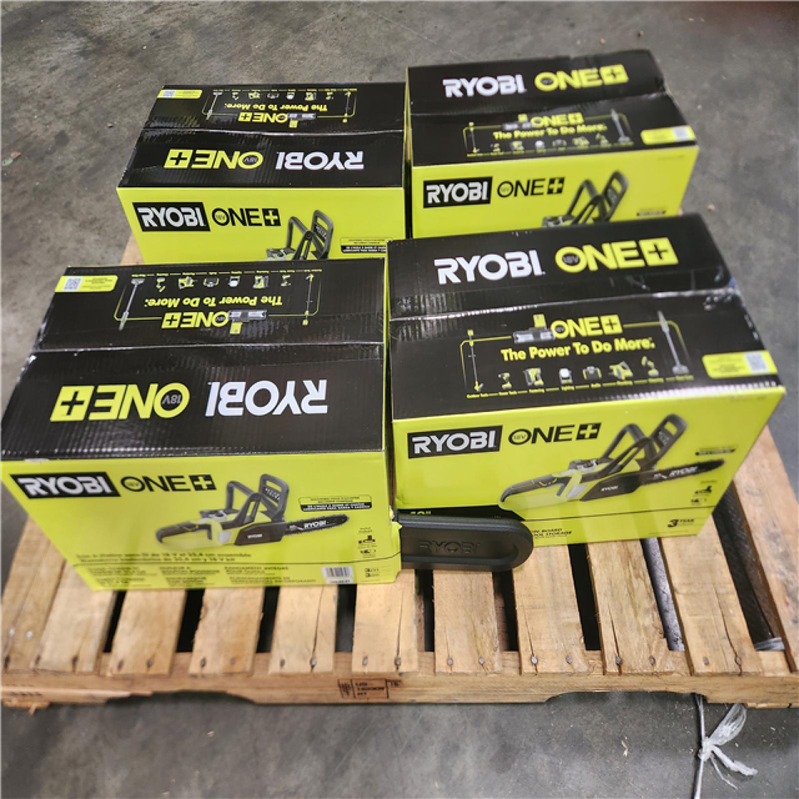 California BRAND NEW 4 Ryobi 10 18V Cordless Chainsaw Kit