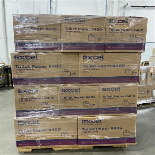 DALLAS LOCATION - TOILET PAPER #400 PALLET - (20 BOXES) (96 ROLLS PER BOX)