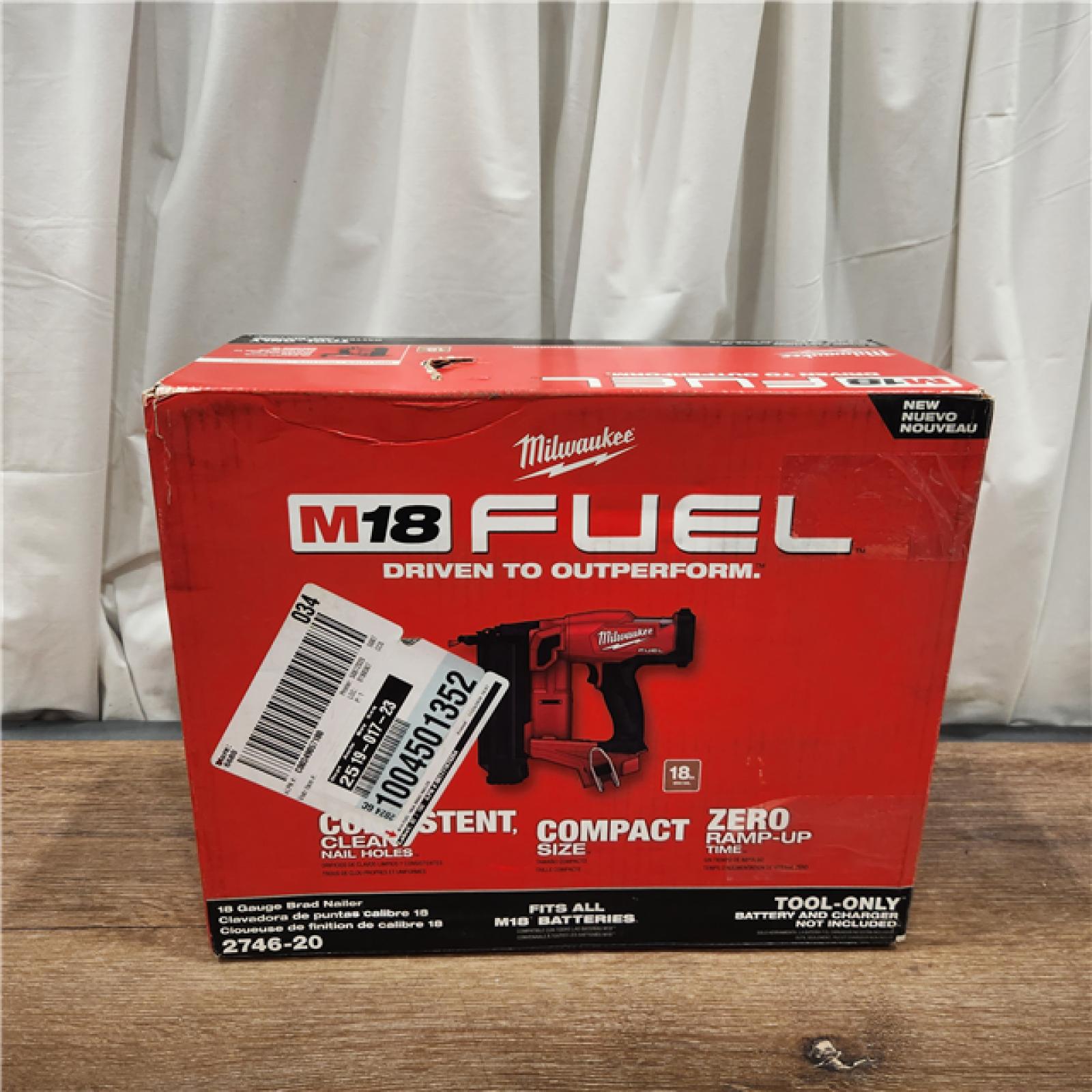 AS-IS Milwaukee M18 FUEL 18 Gauge Brad Nailer