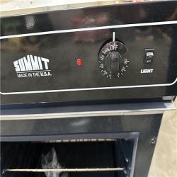 California AS-IS SUMMIT Wall Oven in Black Model TTM7212DK