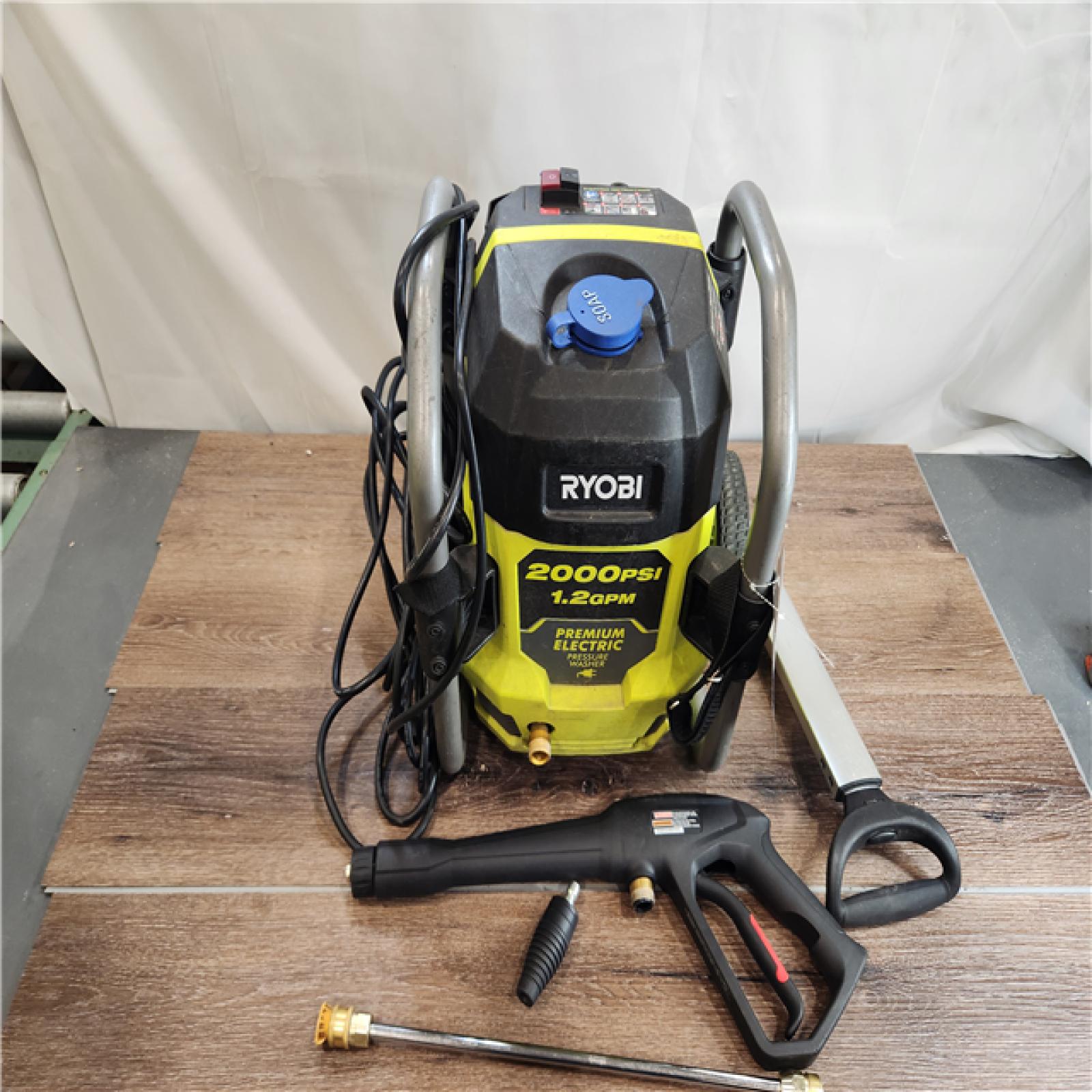 AS-IS RYOBI 2000 PSI 1.2 GPM Cold Water Corded Electric Pressure Washer