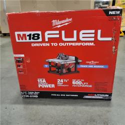 NEW! M18 FUEL ONE-KEY 18- Volt Lithium-Ion Brushless Cordless 8-1/4 in. Table Saw Kit W/(1) 12.0Ah Battery & Rapid Charger