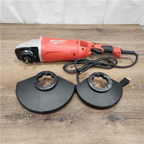 AS-IS 15 Amp 7/9 in. Large Angle Grinder with Trigger Lock-On Switch