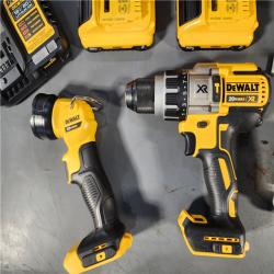 HOUSTON LOCATION - AS-IS DEWALT 4 TOOL COMBO KIT W/ (2) BATTERY & CHARGER