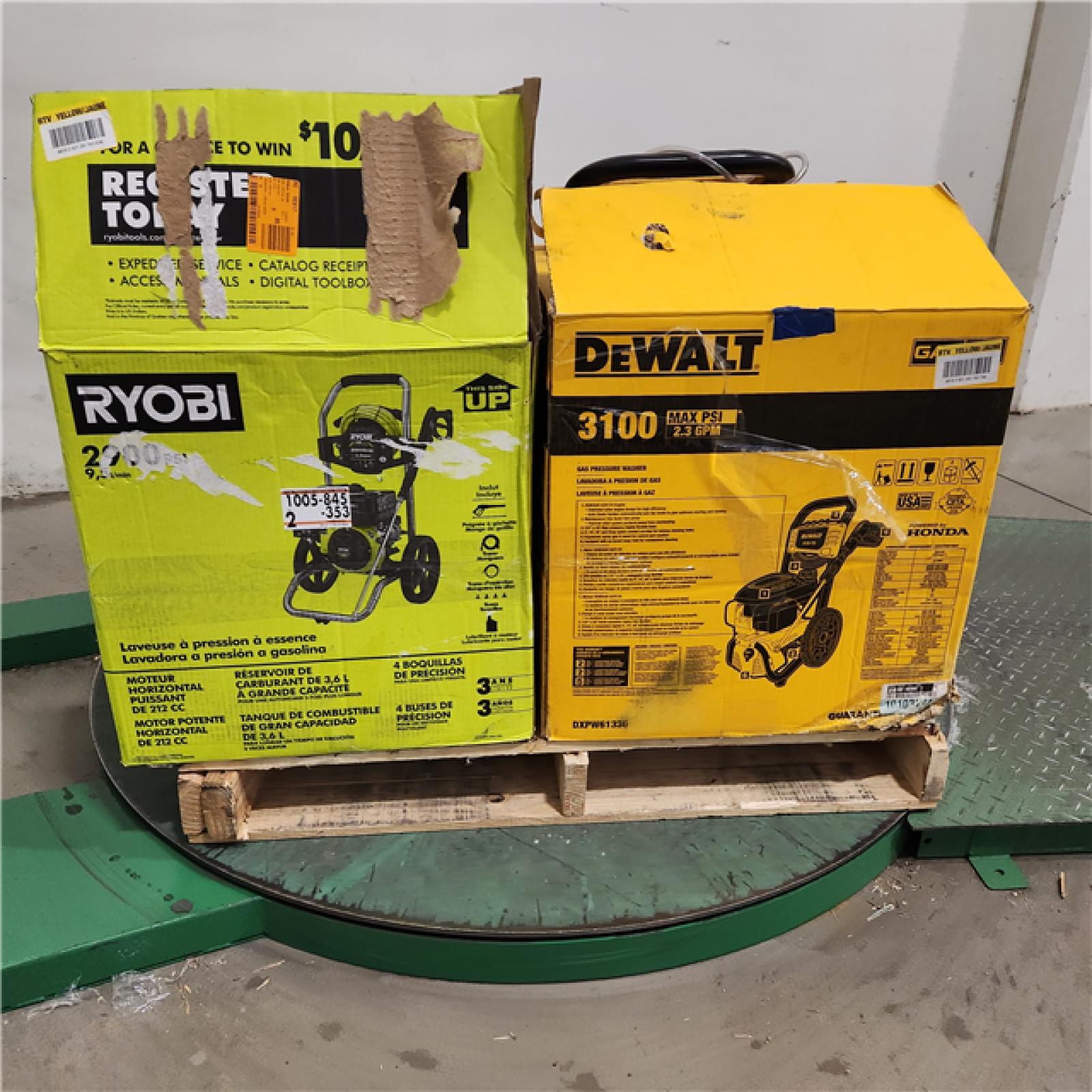 Dallas Location - As-Is GAS PRESSURE WASHER (Lot Of 4)