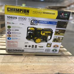 DALLAS LOCATION - Champion Power Equipment 10,625/8500-Watt Electric Start Gasoline and Propane Powered Dual Fuel Portable Generator with CO Shield