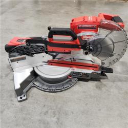 Like New-  Milwaukee M18 FUEL Cordless Brushless Dual-Bevel Sliding Compound 10 in. Miter Saw Kit