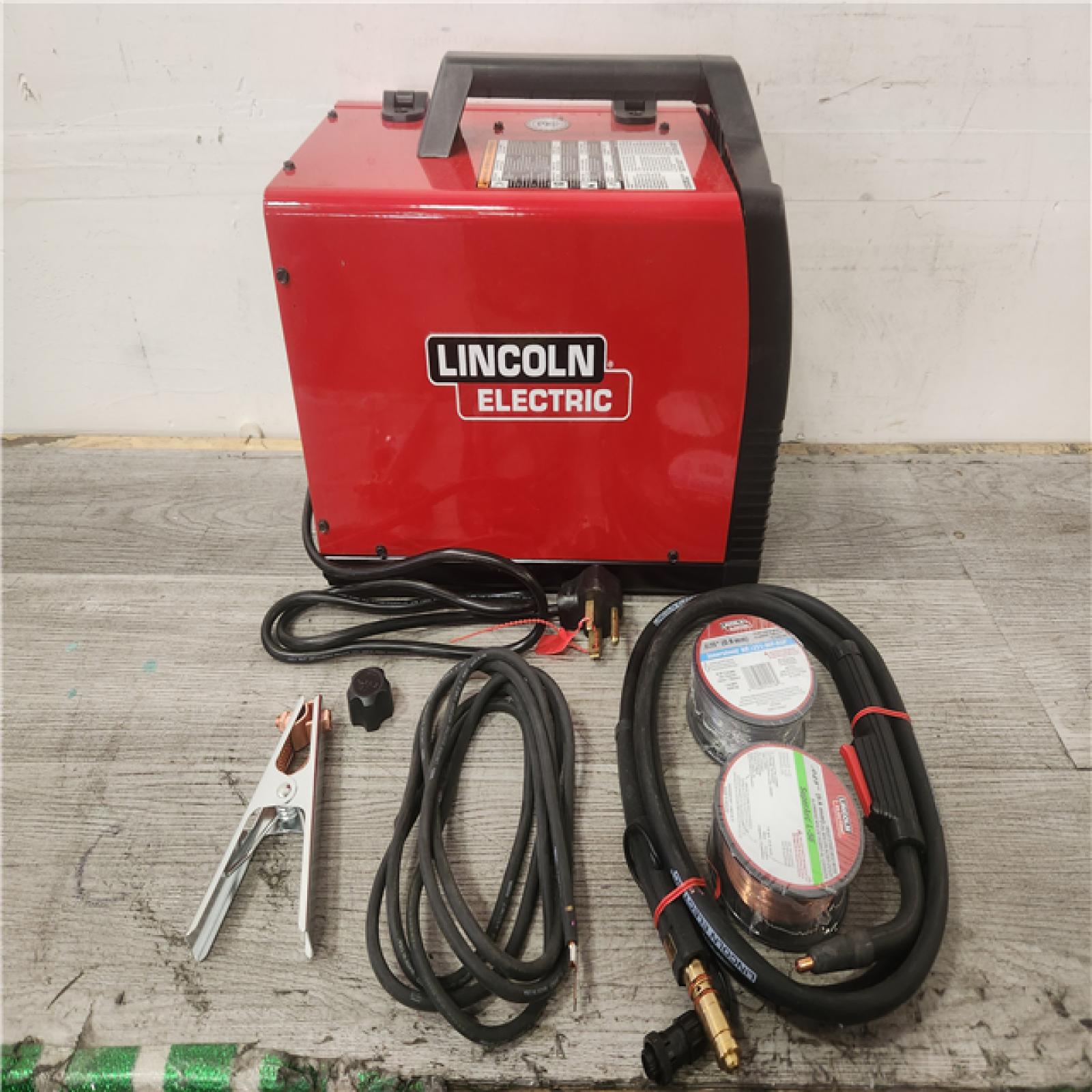 Phoenix Location Lincoln Electric Weld-Pak 180 Amp MIG Flux-Core Wire Feed Welder, 230V, Aluminum Welder with Spool Gun sold separately