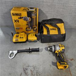 HOUSTON LOCATION - AS-IS DEWALT 20V XR Lithium-Ion Cordless Hammer Drill Kit with 8.0 Ah Battery, Charger and Kit Bag