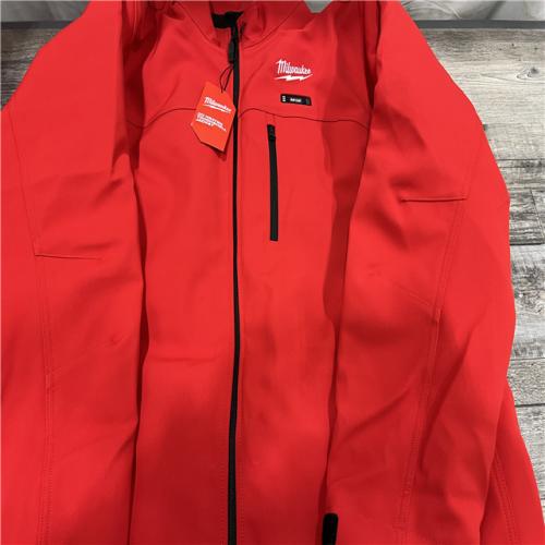 AS-IS Heated Jacket,Men's,Polyester,Red,2XL