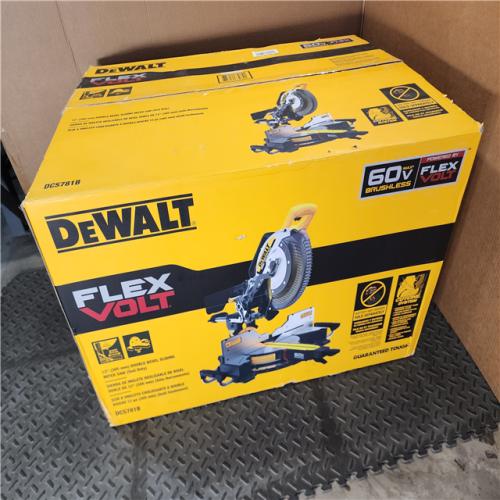 HOUSTON LOCATION - AS-IS (APPEARS LIKE NEW) DEWALT 60V Lithium-Ion 12 in. Cordless Sliding Miter Saw (Tool Only)