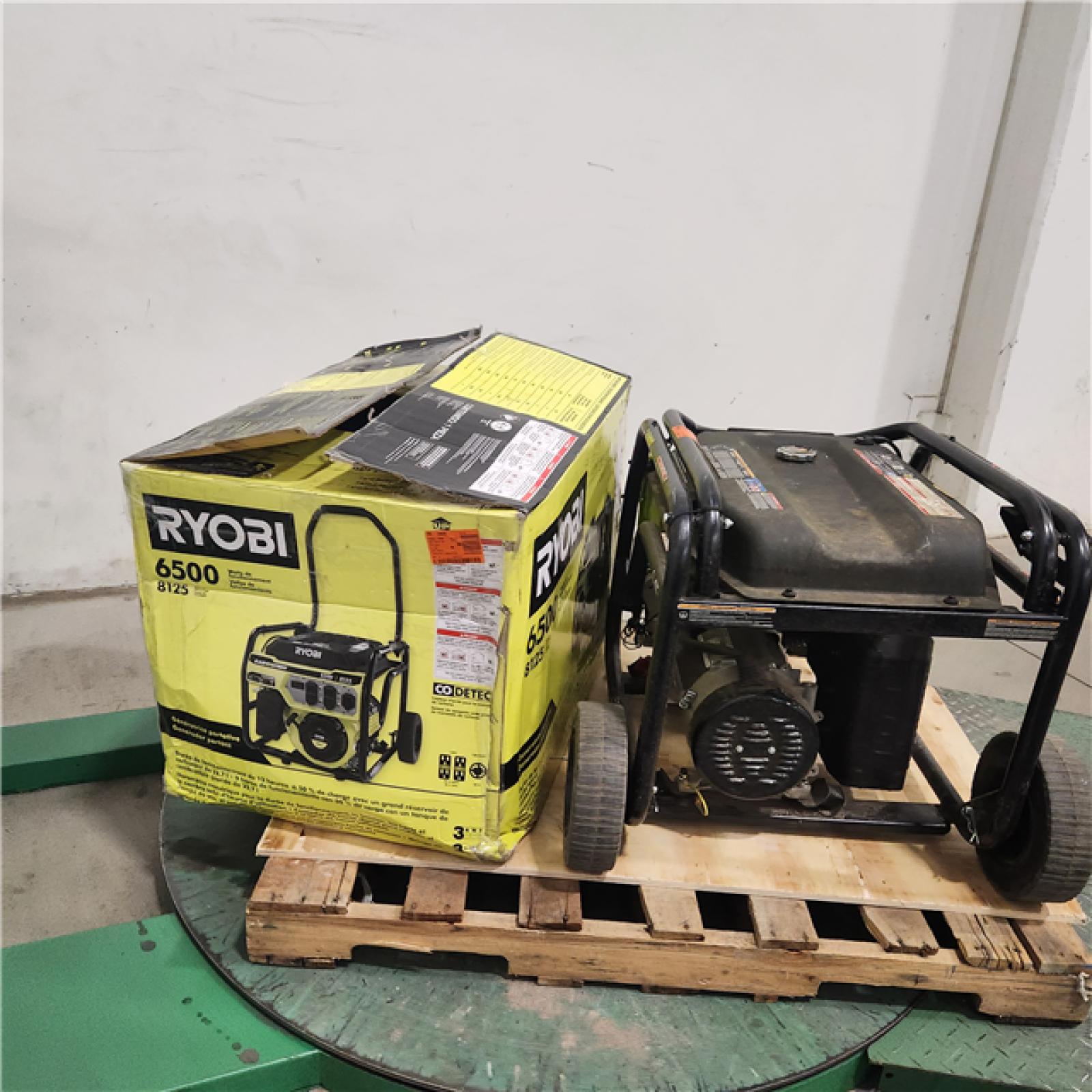 Dallas Location - As-Is RYOBI 6,500-Watt Gasoline Powered Portable Generator (Lot Of 2)