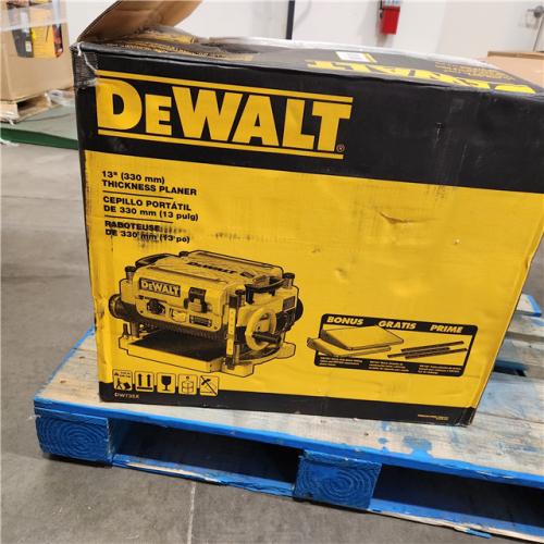 Dallas Location - As-Is  DEWALT 15 Amp Corded 13 in. Heavy-Duty 2-Speed Bench Planer