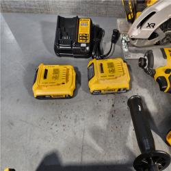 HOUSTON LOCATION - AS-IS DEWALT 5 TOOL COMBO KIT W/ (2) BATTERY & CHARGER