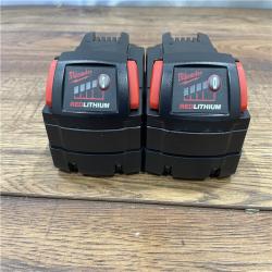 AS-IS Milwaukee M18 18-Volt Lithium-Ion XC Extended Capacity 5.0Ah Battery Pack (2-Pack)