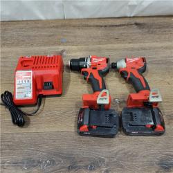 AS-IS Milwaukee M18 Compact Brushless 2-Tool Combo Kit