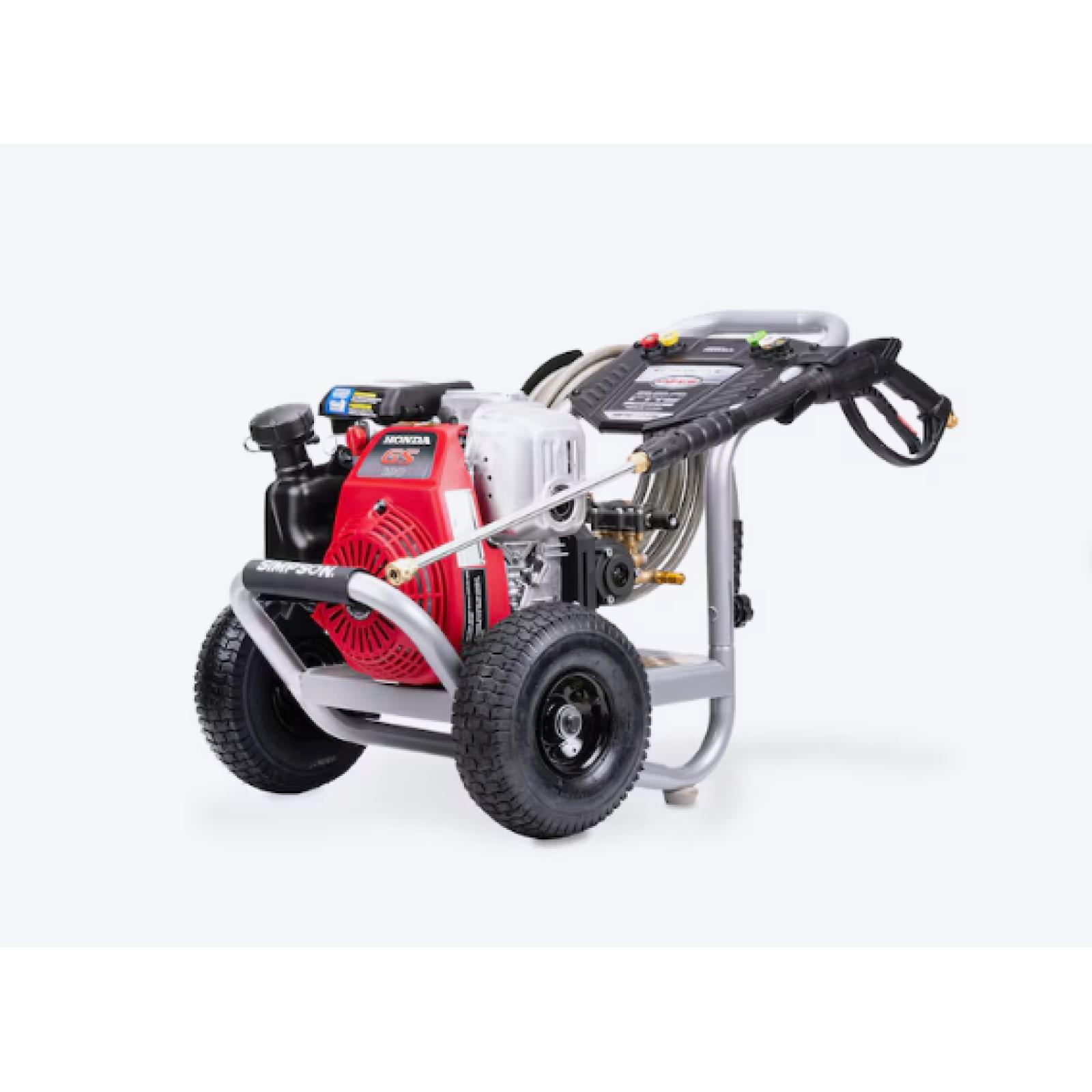 DALLAS LOCATION - NEW! SIMPSON 2.3-GPM PowerShot (49 State) 3400 PSI 2.3-GPM Cold Water Gas Pressure Washer with 5 Spray Tips