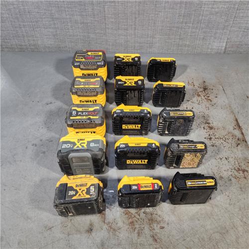 HOUSTON LOCATION - AS-IS DEWALT BATTERY PACK QTY - 15