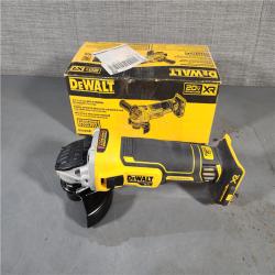 HOUSTON LOCATION - AS-IS DeWalt DCG405B 20V Max XR 4.5-Inch Slide Switch Small Angle Grinder (Tool Only)