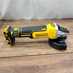 AS-IS DeWalt 20V MAX XR Cordless Brushless 4.5 in. Slide Switch Small Angle Grinder with Kickback Brake (Tool Only)