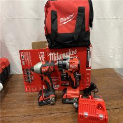 AS-IS Milwaukee M18 Compact Brushless 2-Tool Combo Kit