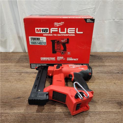 AS-IS M18 FUEL 18-Volt Lithium-Ion Brushless Cordless 18-Gauge 1/4 in. Narrow Crown Stapler (Tool-Only)