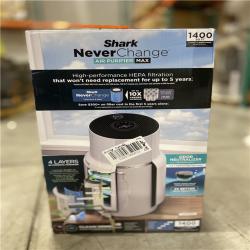 NEW! - Shark NeverChange HEPA Filter Whole Home Tower Air Purifier 1400 sq.ft w/ Odor Neutralization & Clean Sense Technology, White