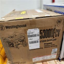 Dallas Location - NEW- Westinghouse WGEN5300DFCVPortable Generator