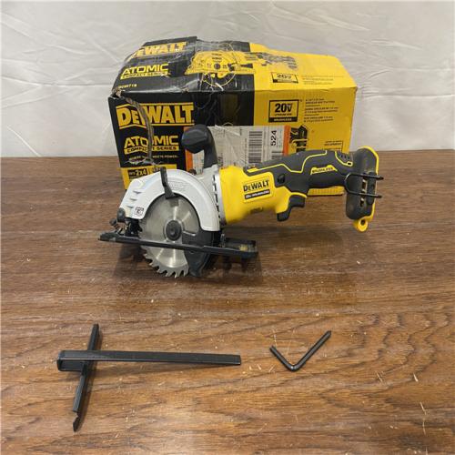 AS-IS DEWALT ATOMIC 20V MAX Cordless Brushless 4-1/2 in. Circular Saw (Tool Only)