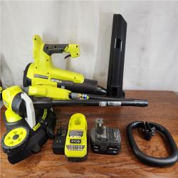 AS-IS RYOBI ONE+ 18V Cordless String Trimmer/Edger and Jet Fan Blower (2-Tool) Combo Kit