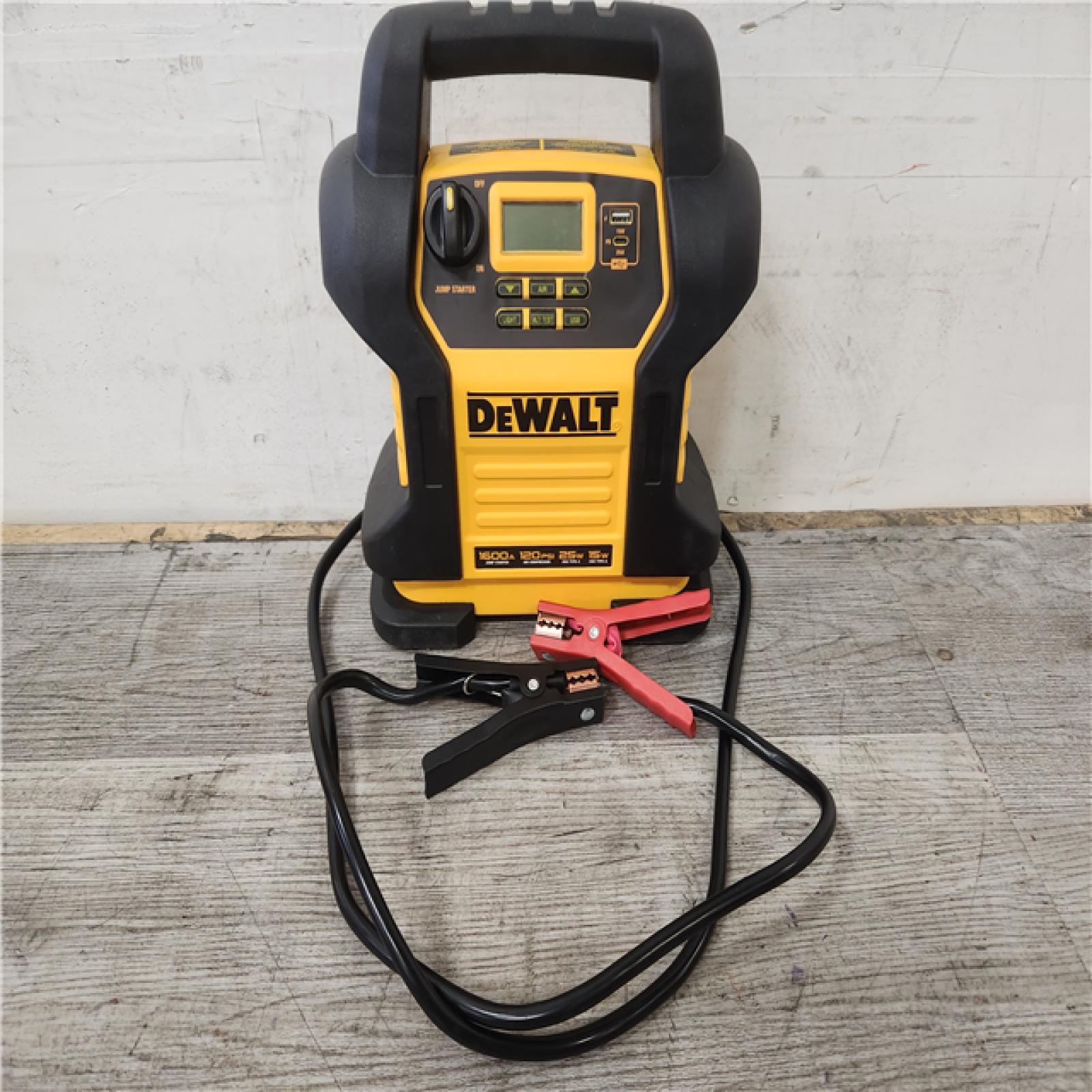 Phoenix Location DEWALT 1600 Peak Amp Jump Starter with Digital Compressor and USB Power Bank