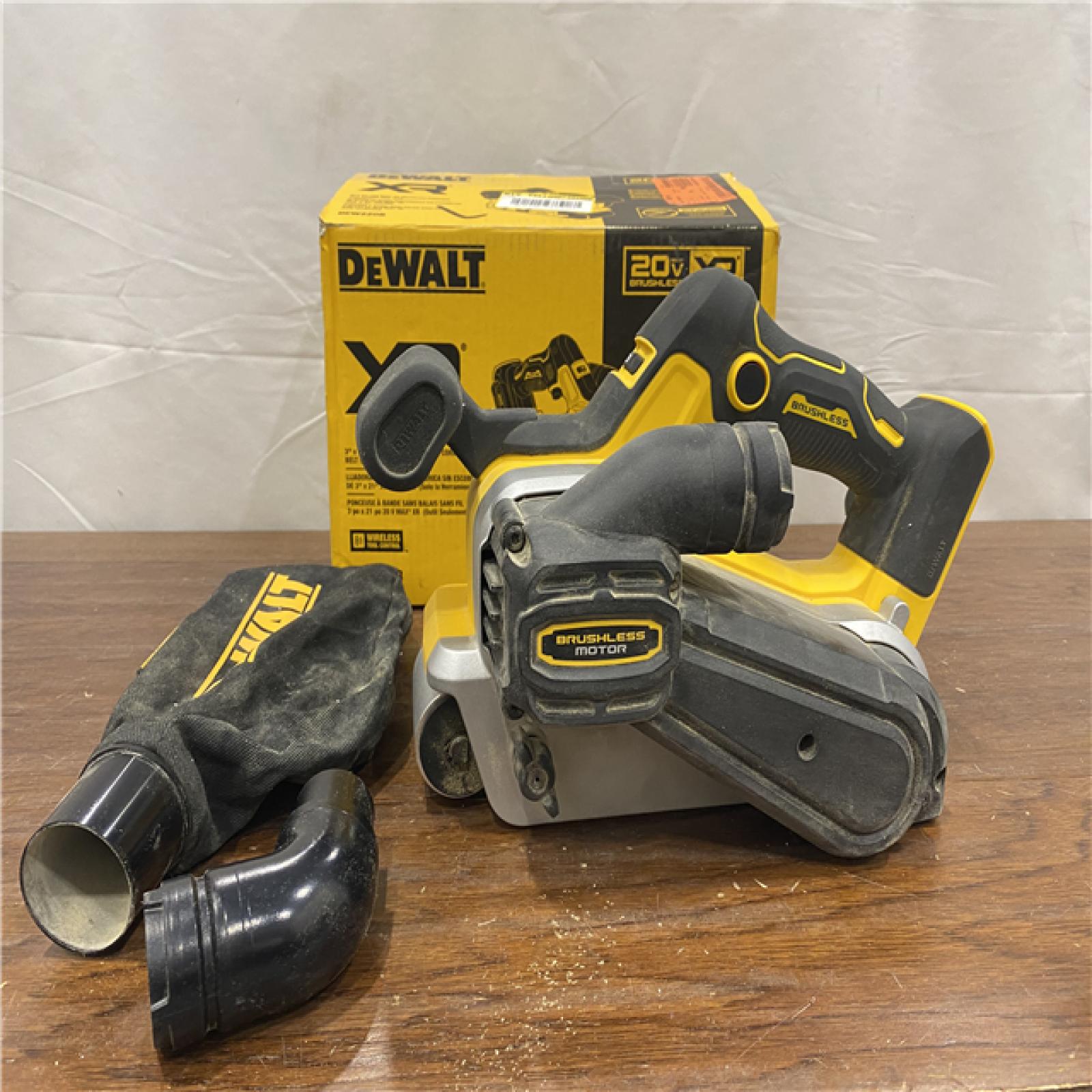 AS-IS DEWALT 20V MAX* XR Brushless Cordless Belt Sander