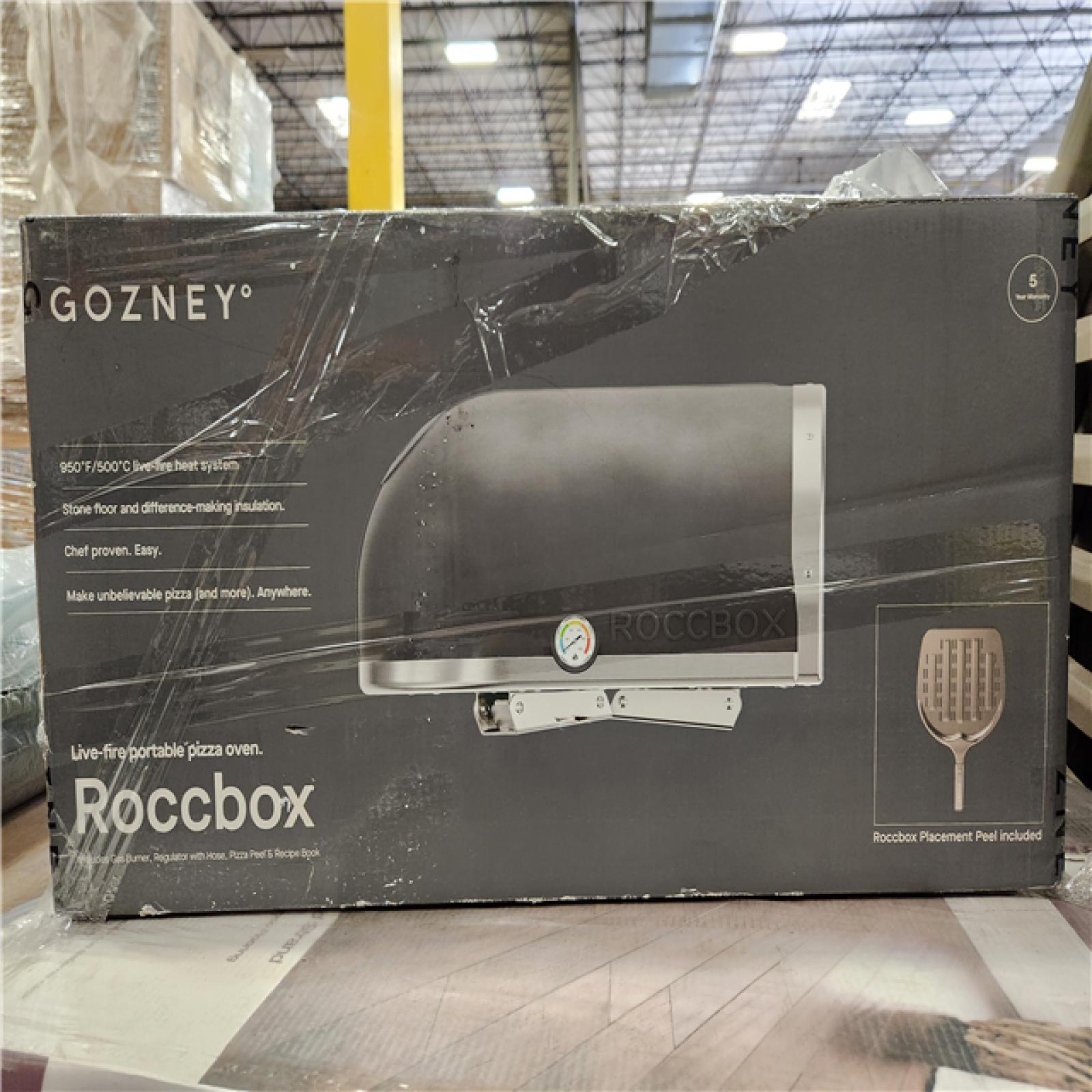 Phoenix Location GOZNEY Roccbox Propane Outdoor Portable Pizza Oven 12 in. Grey