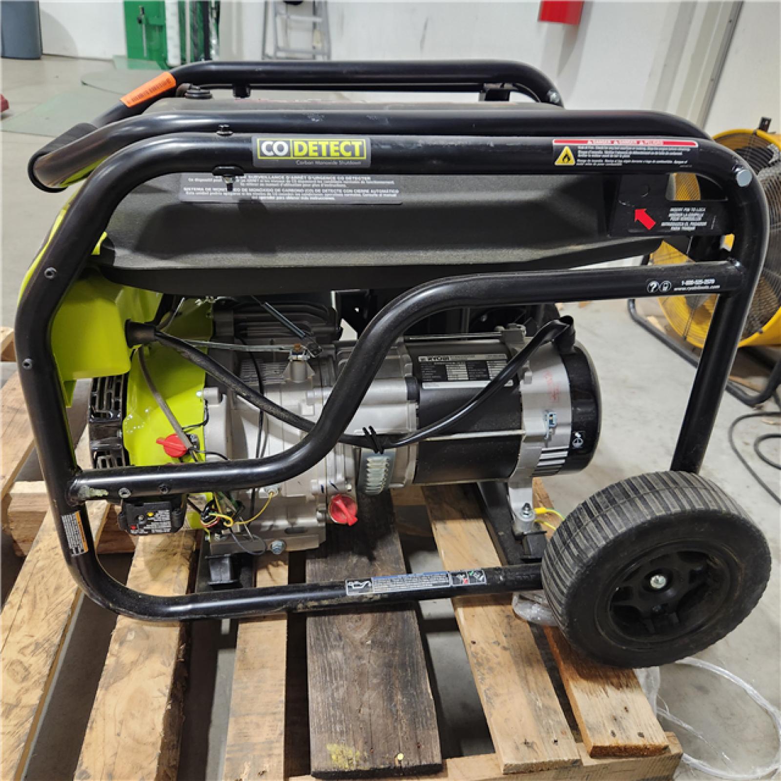 Dallas Location - As-Is RYOBI 6500-Watt Gasoline Portable Generator